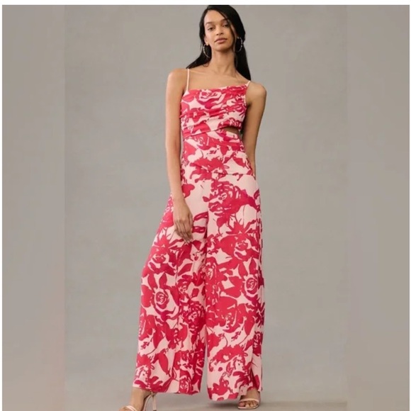 Anthropologie Pants - NWT Anthropologie Plenty by Tracy Reese Drapped Jumpsuit Size Medium